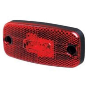 "24V Red Hella LED Rear Position Lamp - Brighten Your Vehicle's Rear View!"