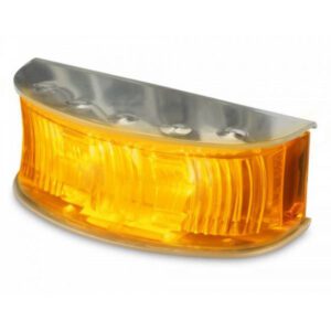 "Hella Duraled HD Front End Amber Polished SS - Enhance Your Vehicle's Look!"