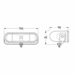 "Hella FF 75 Spread Beam Driving Lamp: Illuminate Your Path with Maximum Visibility"