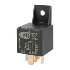 "Hella 24V 5 Pin Change-Over Mini Relay – 22/10A – Diode | High Quality, Reliable Performance"