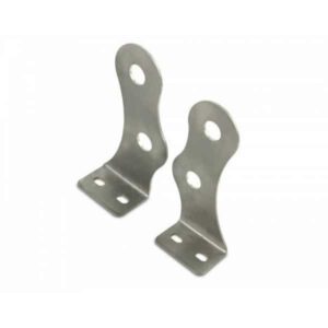 "Hella Double Stainless Steel Mounting Feet - Perfect for LED Light Bar Installation"