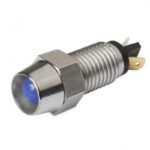 "Hella 2721 12V LED Pilot Lamp - Chrome Body for Maximum Visibility"