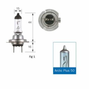 Narva Halogen H7 Globe 12V 55W Arctic Plus 50 Px26D - Blister Pack of 1