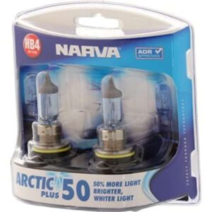 "Narva Halogen Hb4 Globe 12V 51W Arctic Plus 50 - Brighten Up Your Vehicle with Quality Lighting"