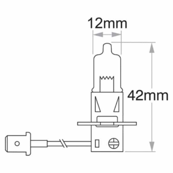 "Narva H3 Globe 24V 70W Standard - 1 Piece | High Quality Lighting Solution"