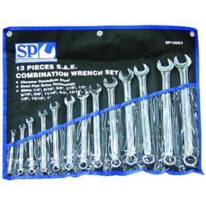 "13-Piece SAE Combination Spanner Set (1/4" - 1") - SP Tools SP10063"