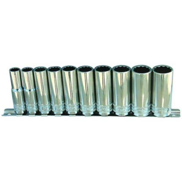 Sp Tools Sp20240 10Pc 3/8 Dr Metric Deep Socket Sets