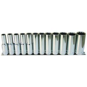 Sp Tools Sp20340 12Pc 1/2 Dr 12Pt Metric Deep Socket Set