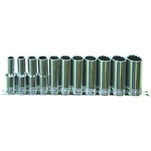 Sp Tools Sp20341 11Pc 1/2 Dr 12Pt Sae Deep Socket Set