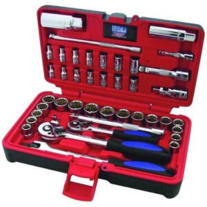 Sp20601 Sp Tools 42Pc 1/4" & 3/8" Mm & Sae Socket Set In Xcase