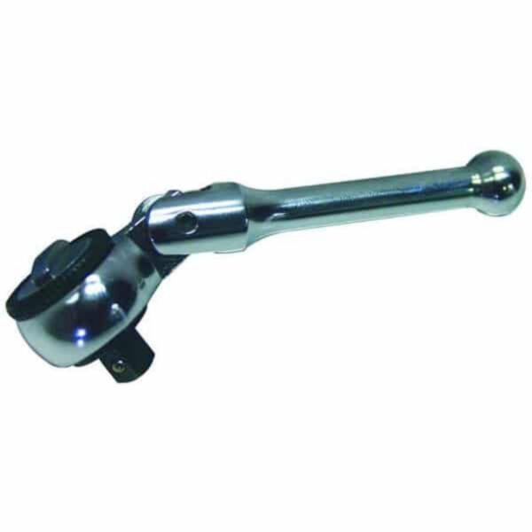 Sp Tools 1/4"Dr 43T Flexihead Stubby Ratchet