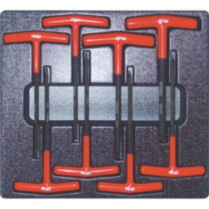 Sp Tools 8Pc T - Handle Magnetic Hex Key Set