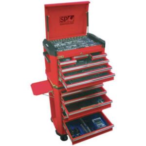 Sp Tools Sp50540 408Pc Metric/Sae Tool Kit In Nitro Red Concept Tool Box
