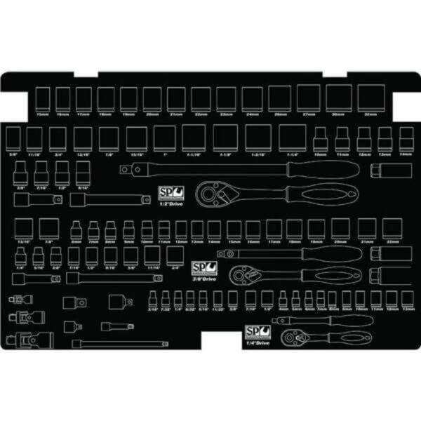 "Organize Your Tools with SP Tools SP50905 Custom Series Eva Foam Insert Tool Storage System"