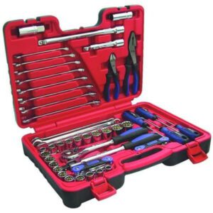 "60-Piece Metric/SAE Tool Kit in X-Case - SP Tools SP51205"