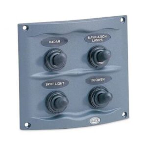 "Hella Compact Switch Panel: On/Off for Maximum Control"