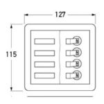 "Hella Switch Panel Off-On LED Backlight Circuit Breakers - Enhance Your Electrical System"