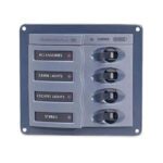 "Hella Switch Panel Off-On LED Backlight Circuit Breakers - Enhance Your Electrical System"