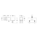 "Hella Push Switch Off-(On) Momentary Spring Return - Brass Construction"