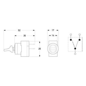 "Hella Toggle Switch On-On Duckbill: Quality, Durable Switches for Your Electrical Needs"