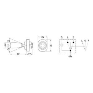 "Hella Toggle Indicator Switch On-Off-On Illuminated - Illuminate Your Projects with Quality Switches!"
