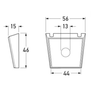 "Hella Toggle Switch Mounting Panel: Securely Mount Your Switches for Easy Access"