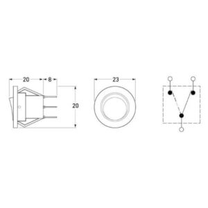 "Hella Rocker Switch On-On Round: Quality, Durable Switches for Your Electrical Needs"