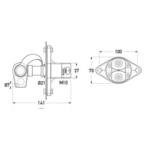 "Hella Battery Master Switch Off-On: High Capacity Power Control"