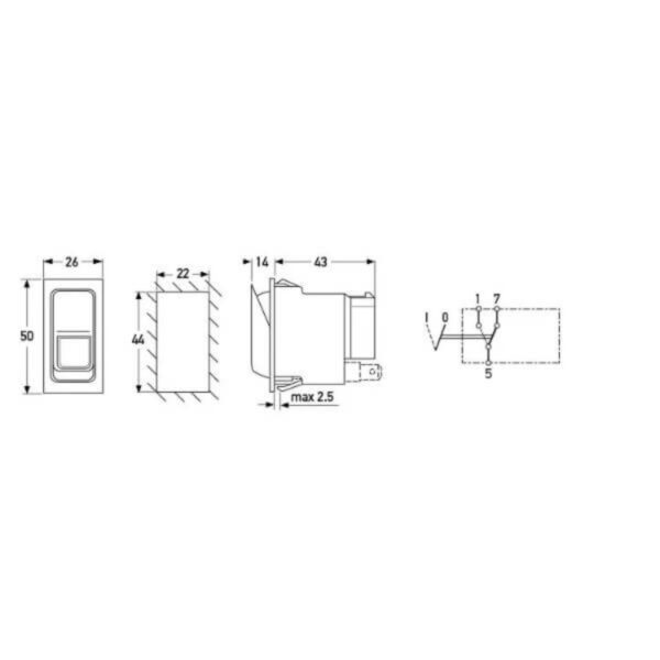 "Universal Hella Rocker Switch On-On Change-Over - Buy Now!"