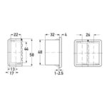 "Universal Rocker Switch Mounting Panels by Hella 8HG716734001 - Buy Now!"