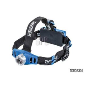 "Thunder 3W LED Head Lamp Light Torch - 150 Lumens, USB Rechargeable, TDR08304"