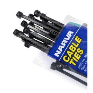 "25 Pack of Durable Narva Cable Tie 3.6 X 140Mm - Secure Your Cables Now!"