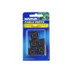 "Durable Narva Black U.V. Weather Resistant Cable Tie Mounts 19 X 19Mm (5 Pack) - Buy Now!"
