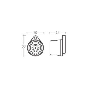 "Narva Warning Buzzer: 12/24V Dual Voltage, 90 Decibels - Get Loud & Clear Alerts!"