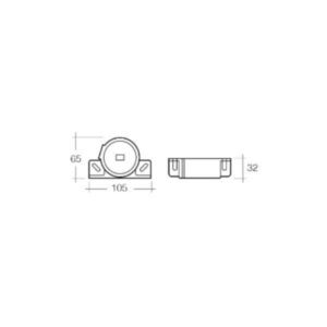 Narva Broadband Self-Adjusting Reversing Alarm – 12/24V Dual Voltage 77-97dB