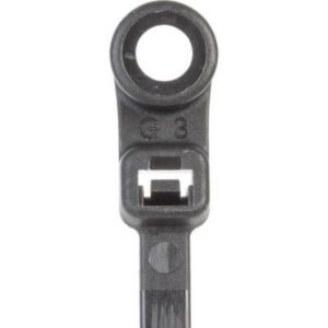 "100 Pack OEX ACX1318 4mm x 200mm Cable Ties - Durable & Reusable"
