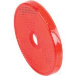 "Narva 84012Bl Clear Retro Reflector 60mm Diameter with Central Fixing Hole"