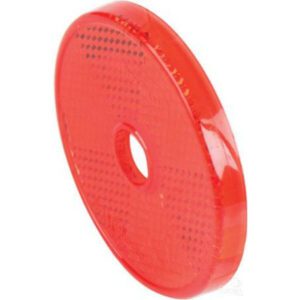 "Narva 84012Bl Clear Retro Reflector 60mm Diameter with Central Fixing Hole"