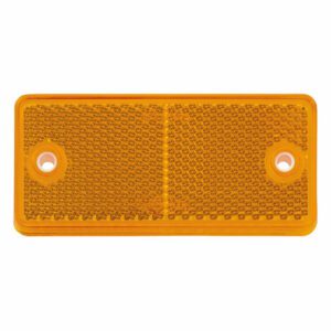 "Narva 84031Bl Clear Retro Reflector 90 X 40mm - Dual Fixing Holes for Maximum Visibility"