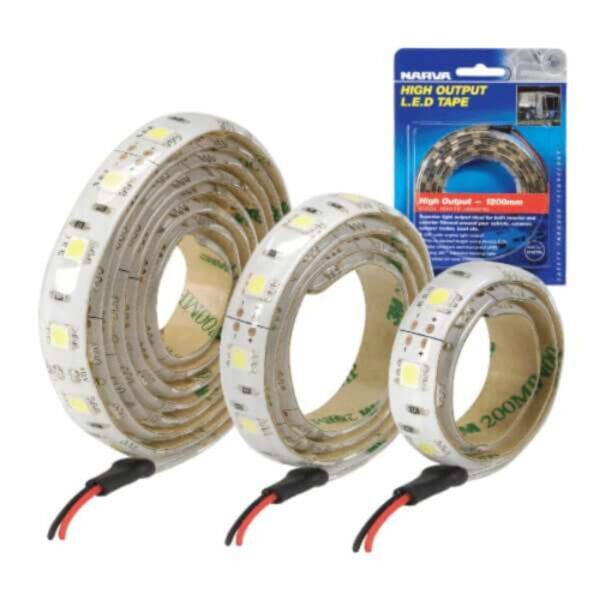 12V LED Tape Light - Narva 87805/10 High Output Cool White (6000K) 300mm