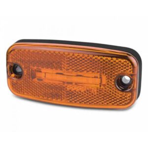 "Hella 2PS345600001 LED Amber Side Marker Lamp - Brighten Your Vehicle's Exterior"