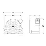 "Hella 6013 Heavy Duty Reversing Alarm: Get Maximum Safety & Security"