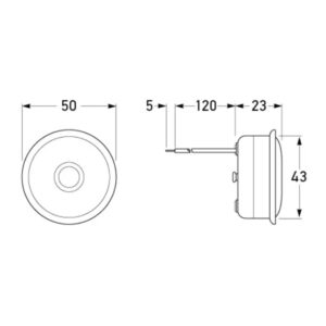 24V Hella Warning Buzzer Continuous Tone - Get Alerts & Stay Safe!