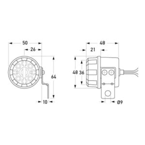 "Hella Backup Alarm 12-36V Fixed Volume 89Db - Get Maximum Security & Protection"