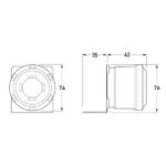 "Hella 12-48V 112Db Fixed Backup Alarm - Get Maximum Visibility & Security!"