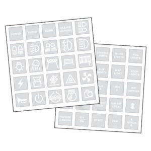 "4WD Sticker Set - Narva 63175BL - Enhance Your Vehicle's Look"