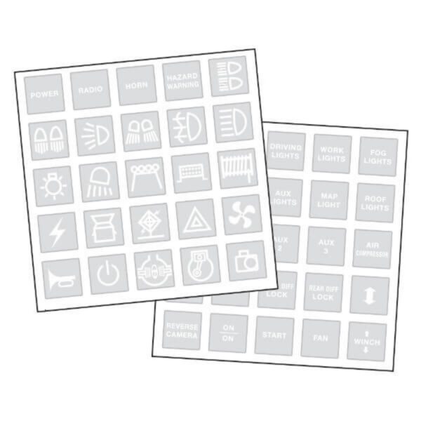 "4WD Sticker Set - Narva 63175BL - Enhance Your Vehicle's Look"