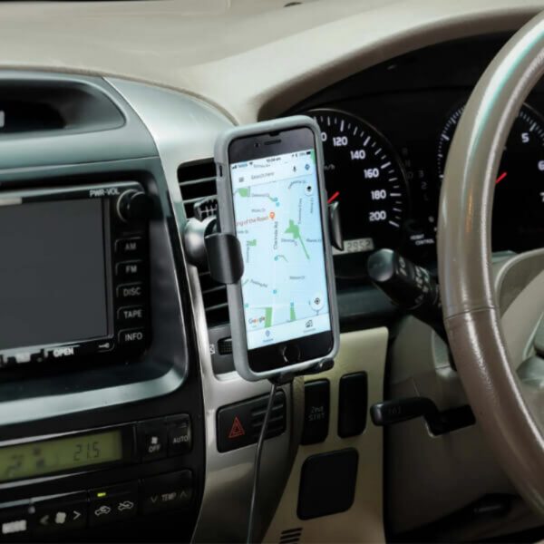 "Narva 81122BL Wireless Charging Air Vent Phone Holder: Charge Your Phone On-the-Go!"