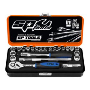 Sp Tools Sp20100 23Pc 1/4" Dve mm/Sae Socket Set