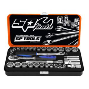 Sp Tools 32Pc 3/8 Dr 6Pt Metric/Sae Socket Set Sp20202
